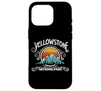 Vintage Yellowstone National Park Retro Mountains Design Carcasa para iPhone 16 Pro