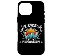 Vintage Yellowstone National Park Retro Mountains Design Carcasa para iPhone 16 Pro MAX