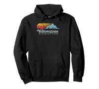 Vintage Yellowstone National Park Retro Sudadera con Capucha