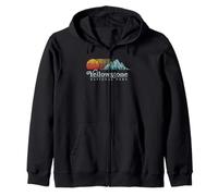 Vintage Yellowstone National Park Retro Sudadera con Capucha