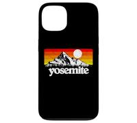 Vintage Yosemite National Park Retro Mountains & Sun Graphic Carcasa para iPhone 13