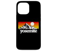 Vintage Yosemite National Park Retro Mountains & Sun Graphic Carcasa para iPhone 13 Pro MAX