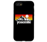 Vintage Yosemite National Park Retro Mountains & Sun Graphic Carcasa para iPhone SE (2020) / 7/8