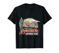 Vintage Yosemite National Park Retro Style Eighties 80s Camiseta
