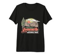 Vintage Yosemite National Park Retro Style Eighties 80s Camiseta Premium