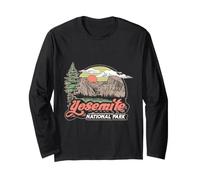 Vintage Yosemite National Park Retro Style Eighties 80s Manga Larga