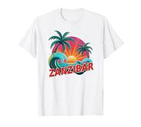 Vintage Zanzibar Tanzania Cumpleaños Vacaciones Vacaciones Viaje Mamá Camiseta