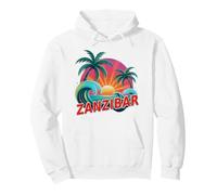 Vintage Zanzibar Tanzania Cumpleaños Vacaciones Vacaciones Viaje Mamá Sudadera con Capucha