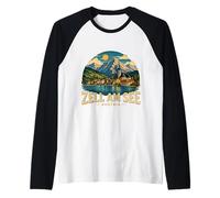 Vintage Zell Am See Austria - Recuerdo de Viaje Camiseta Manga Raglan