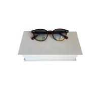 Vintange Sunglasses Gafas de sol modelo Moscot Johnny Depp Robert Downey Jr. Made in Italy UV400 clásicas atemporales unisex hombre mujer, Tortuga / Lente Azul Difuminada