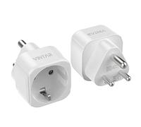 VINTAR Adaptador de Viaje de Alemania con Salida de India Sri Lanka, Adaptador de UE Tipo D, Certificación CE (Paquete de 1)