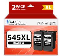 Vintella 545XL PG 545 PG-545XL Cartucho de Tinta Compatible con Cartucho Canon 545 PG545XL 545 XL para Canon Pixma TS3150 TS3151 MG2550S MG2550 MG2950 TR4550 TR4551 MX495 (2 Negro)