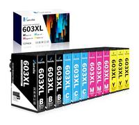 Vintella 603XL Cartucho de Tinta Compatible con Epson 603 XL Multipack para Epson XP-2100 XP-2105 XP-2150 XP-3100 XP-3150 XP-4100 WF-2810 WF-2820 WF-2830 (3 Negro, 3 Amarillo, 3 Magenta, 3 Cian)