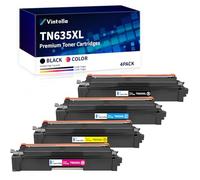 Vintella Cartucho de tóner TN635XL TN635 de alto rendimiento para Brother TN635XL TN 635XL TN635 TN-635XL para usar con Brother HL-L8430CDW HL-L8430CDWT HL-L8570CDW MFC-L8730CDW MFC-L8970CDW (paquete