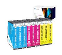 Vintella Compatible 604XL Cartucho de Tinta Compatible con Epson 604XL 604 XL Multipack para Expression Home XP-2200 XP-2205 XP-3200 XP-3205 XP-4200 XP-4205, WF-2910 (3 Amarillo, 3 Magenta, 3 Cian)