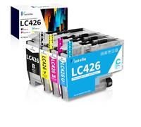Vintella LC426 Cartucho de Tinta Compatible con Brother LC426 LC-426XL LC-426XLVAL Multipack para Brother MFC-J4340DW MFC-J4335DW MFC-J4540DW MFC-J4535DW (1 Negro, 1 Amarillo, 1 Magenta, 1 Cian)