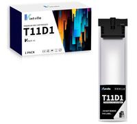 Vintella T11D1 Negro Cartuchos de Impresora de Repuesto para Epson T11D1 T11D2 T11D3 T11D4 Compatible con Epson Workforce Pro WF-C5390DW WF-C5890DWF WF-C5390DN Bam Impresora (1 Negro)
