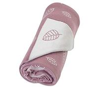Vinter & Bloom Manta Nordic Leaf EKO, 100x80 cm, Rosa Suave