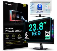 VINTEZ 23.8 pulgadas [2 unidades] Filtro de pantalla de privacidad para computadora de pantalla ancha 16:9 y portátil, antirreflejos, película protectora antiarañazos, escudo de confidencialidad de