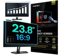 VINTEZ elación de aspecto de 23.8 pulgadas - 16:9 - Filtro de privacidad de computadora para monitor de computadora de pantalla ancha - Película protectora antiarañazos para confidencialidad de datos