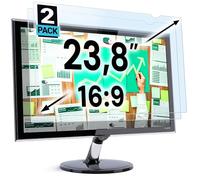 VINTEZ Panel protector de pantalla de bloqueo de luz azul de 23.8 pulgadas para monitor de computadora y portátil de pantalla ancha 16:9 - Película de filtro de protección ocular anti-UV - Protector