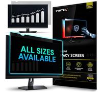 VINTEZ Pantalla de privacidad de 26 pulgadas 16:10 para monitor de computadora y laptop, película protectora antirreflejos, filtro de luz azul, protección ocular, protector de privacidad para pantalla