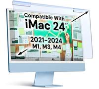VINTEZ Protector de pantalla de luz azul compatible con iMac de 24 pulgadas (2021, 2022, 2023, 2024, M1, M3, M4) - Película de bloqueo de luz azul anti-UV para PC de escritorio, filtro de protección