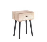 VINTHERA Moa Mesilla Madera con 1 cajón- 35x26x50 CM