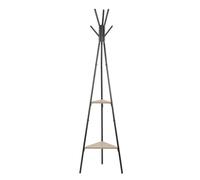 Arcoroc Vinthera Moa Perchero con Pie Acero Y Madera 49,5x49,5x180cm