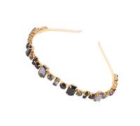 VINTORKY 1 Pieza Diadema Vidrio Diadema de Aleación Simple para Mujeres y Niñas Accesorio de para y Ocasiones Especiales