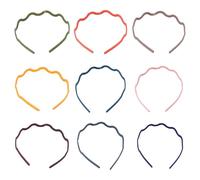 VINTORKY 10 Diademas de Plástico con Dientes para Mujer, Aro de Pelo Simple y Práctico en Colores Candy, Accesorio Único y Creativo para Uso Diario Varios estilos