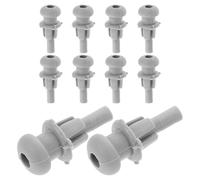 VINTORKY 10 Ganchos para Maletero de Coche, Soporte para Bolsas y Equipaje, Clips Ajustables de Plástico Resistente para Almacenamiento Compacto y Organización en Portaequipajes