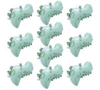 VINTORKY 10 Globos de Aluminio Forma de Dinosaurio Verde para Decoración de Fiestas Infantiles y Cumpleaños, Diseño Divertido y Fácil de Combinar