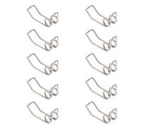 VINTORKY 10 Piezas De Resortes Metálicos Negros Para Llave De Agua De Trompeta, Accesorios De Drenaje Watergate Compatibles, Repuestos Para Válvula De Trompeta Conjunto