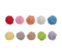 VINTORKY 10 Unidades Pelota de Felpa para Gatos, Surtido Multicolor Suave para Juego