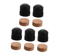 VINTORKY 10piezas Almohadillas De Goma y Tapones De Corcho Para Trombón Kit De Repuestos Para Válvula De Drenaje y Parachoques Slizamiento Para Reparación De Instrumentos Musicales