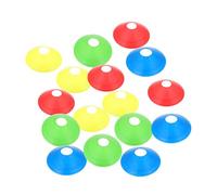 VINTORKY 12 Conos Flexibles y Ligeros de PE para Entrenamiento de Fútbol y Patinaje, Accesorios Deportivos Portátiles Padres, Paquete de 12 Unidades