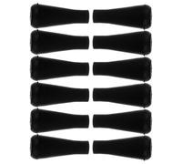 VINTORKY 12 Puntas de Flecha de Goma Negra para Práctica Punta Roma, Fácil Reemplazo, Ideales para Entrenamiento y Tiro al Blanco en Actividades Familiares