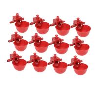 VINTORKY 12piezas Bebedero para Pollitos De Reutilizables Contenedor Dispensador De Agua para Pájaros para Gallinas y Codornices Herramienta para Contenedor De Agua para