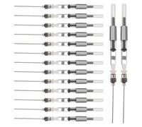 VINTORKY 15 Unidades Convertidor de Tinta con Diámetro de 3.4 Mm de Acero Inoxidable y Plástico de Limpieza Resistente Adecuado para y Oficina para Pluma Estilográfica