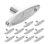 VINTORKY 16 Llaves de Cuerda en Forma de T para Caja de Música, Accesorios de Hierro Plateado para Manualidades y Juguetes de Cuerda, Paquete Completo para Reparación