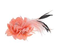 VINTORKY 1pieza Diadema De Flores Mano Broche Floral Para Mujeres y Accesorio Elegante Color Rosa