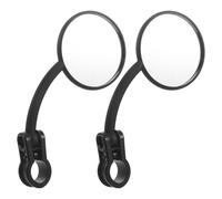 VINTORKY 2 espejos retrovisores para scooter de silla de ruedas, espejo retrovisor de manillar de 22 mm de diámetro exterior, para scooters eléctricos, herramientas de movilidad para personas