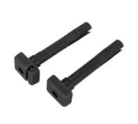 VINTORKY 2 fundas guía para reposacabezas de asientos de coche - Orificio interior de 10 mm, inserto de plástico para reposacabezas de asientos delanteros o traseros - Tubo guía para de coches,