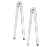 VINTORKY 2 Llaves Inglesas Ajustables para Amoladora Angular de Acero Mandíbula Ajustable y Diferentes Diámetros de Pasador para Mantenimiento y Reparación