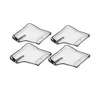 VINTORKY 2 Pares de Guantes Cortavientos Impermeables para Manillar de Motocicleta, Funda de Plástico Transparente Resistente al Agua, Tamaño Ajustado para Protección Invernal en Scooter