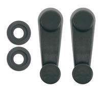 VINTORKY 2 piezas de repuesto para manivela de ventana de coche: Manivela manual para elevalunas - Empuñadura de de plástico para puertas delanteras de camiones y SUV