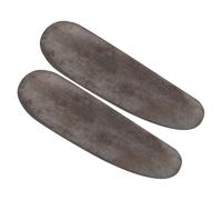 VINTORKY 2 Piezas Raspador de Acabado Fino, Cuchillas Raspadoras Flexibles de Acero Negro de 0,3mm para Violín y Guitarra, Reparación de Instrumentos de Cuerda y Luthier de Ukelele