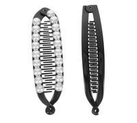 VINTORKY 2 Piezas Secador De Pelo Lindos Accesorios Para El Cabello Pinzas De Plátano Para Cabello Grueso y Rizado Pasador De Peine De Pelo Pinzas Para El Coreanas El Plastico