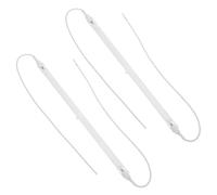 VINTORKY 2 Piezas Tubo Calefactor para Calentador, Varilla de Cuarzo Calefactora Infrarroja, Blanco, Cuarzo y Cerámica, Calor Instantáneo y Funcionamiento Silencioso, para Space Heater